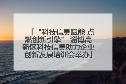 “科技信息赋能 点燃创新引擎” 淄博高新区科技信息助力企业创新发展培训会举办