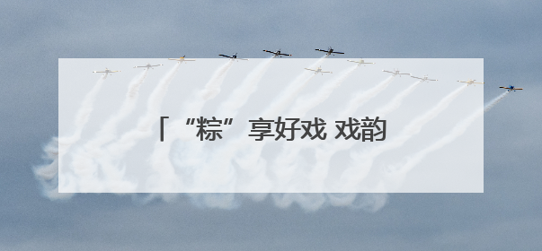 “粽”享好戏 戏韵流芳！共赴河北“中华有好戏”特别之约