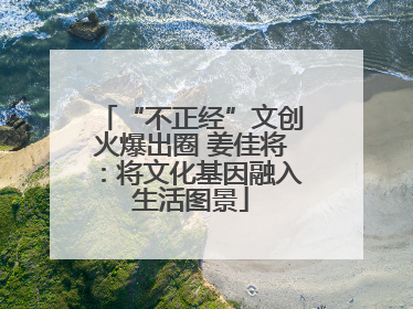 “不正经”文创火爆出圈 姜佳将：将文化基因融入生活图景