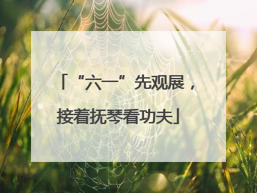 “六一”先观展，接着抚琴看功夫