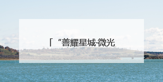 “善耀星城·微光暖开福”社区发展基金公益季开启