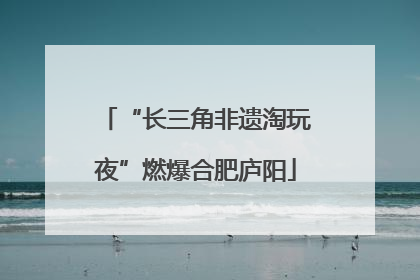 “长三角非遗淘玩夜”燃爆合肥庐阳