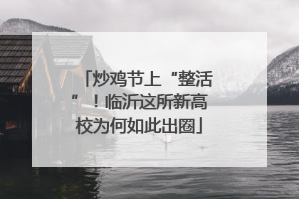 炒鸡节上“整活”！临沂这所新高校为何如此出圈