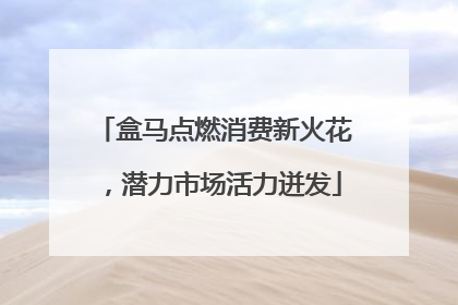 盒马点燃消费新火花，潜力市场活力迸发