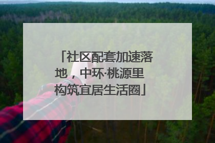 社区配套加速落地，中环·桃源里构筑宜居生活圈