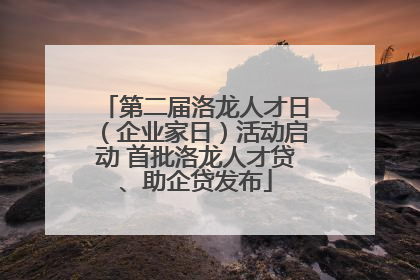 第二届洛龙人才日（企业家日）活动启动 首批洛龙人才贷、助企贷发布