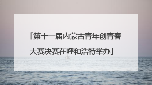 第十一届内蒙古青年创青春大赛决赛在呼和浩特举办