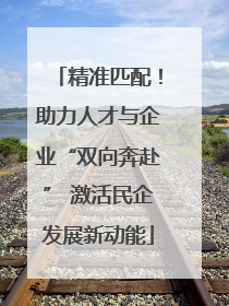 精准匹配！助力人才与企业“双向奔赴” 激活民企发展新动能