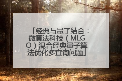 经典与量子结合：微算法科技（MLGO）混合经典量子算法优化多查询问题