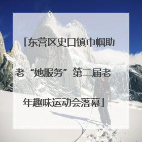 东营区史口镇巾帼助老“她服务”第二届老年趣味运动会落幕