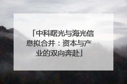 中科曙光与海光信息拟合并：资本与产业的双向奔赴