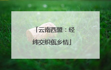 云南西盟：经纬交织佤乡情