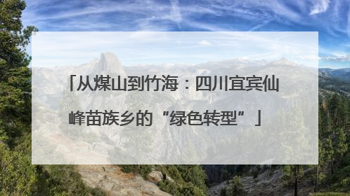 从煤山到竹海：四川宜宾仙峰苗族乡的“绿色转型”
