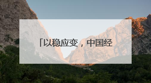 以稳应变，中国经济展现韧性与潜力