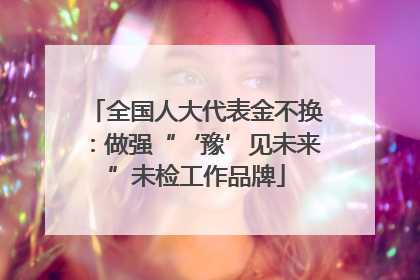 全国人大代表金不换：做强“‘豫’见未来”未检工作品牌