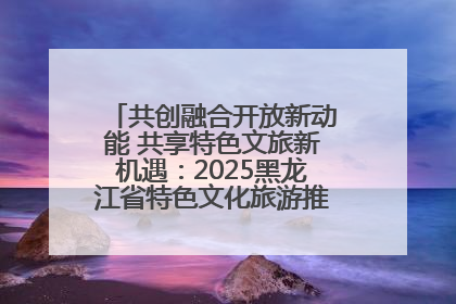 共创融合开放新动能 共享特色文旅新机遇：2025黑龙江省特色文化旅游推介会在抚远举行
