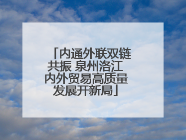 内通外联双链共振 泉州洛江内外贸易高质量发展开新局