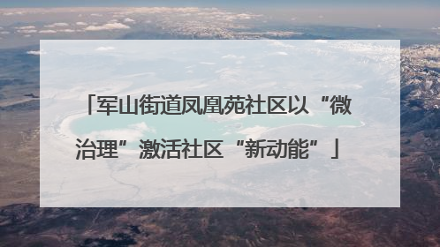 军山街道凤凰苑社区以“微治理”激活社区“新动能”