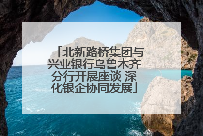 北新路桥集团与兴业银行乌鲁木齐分行开展座谈 深化银企协同发展