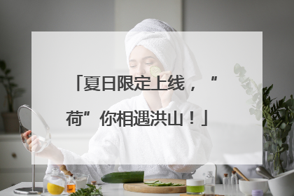夏日限定上线，“荷”你相遇洪山！