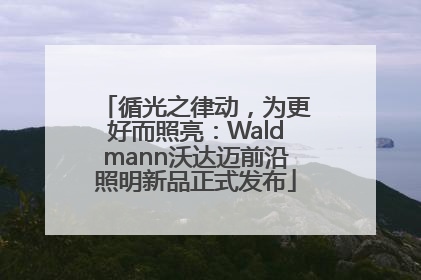 循光之律动，为更好而照亮：Waldmann沃达迈前沿照明新品正式发布