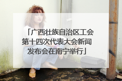 广西壮族自治区工会第十四次代表大会新闻发布会在南宁举行