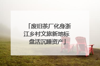 废旧茶厂化身浙江乡村文旅新地标 盘活沉睡资产