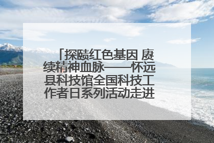 探赜红色基因 赓续精神血脉——怀远县科技馆全国科技工作者日系列活动走进怀远县实验中学