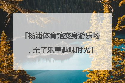 杨浦体育馆变身游乐场，亲子乐享趣味时光
