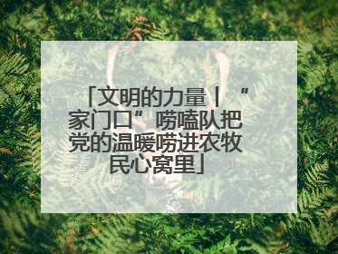 文明的力量丨“家门口”唠嗑队把党的温暖唠进农牧民心窝里