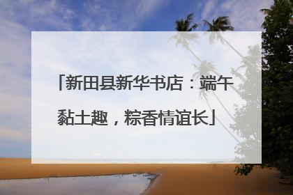 新田县新华书店：端午黏土趣，粽香情谊长