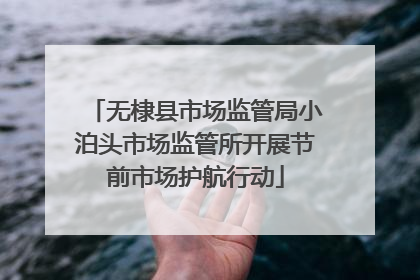 无棣县市场监管局小泊头市场监管所开展节前市场护航行动