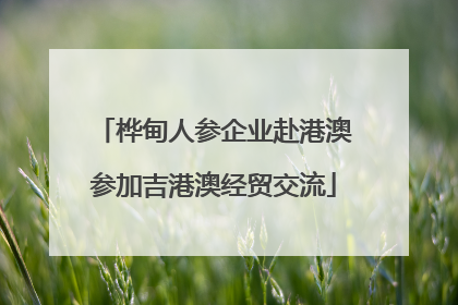 桦甸人参企业赴港澳参加吉港澳经贸交流