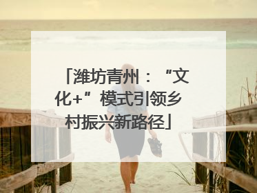 潍坊青州：“文化+”模式引领乡村振兴新路径