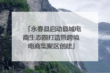 永春县启动县域电商生态圈打造暨跨境电商集聚区创建