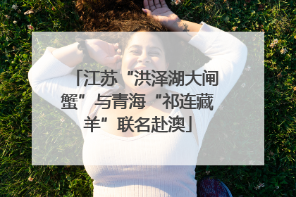 江苏“洪泽湖大闸蟹”与青海“祁连藏羊”联名赴澳