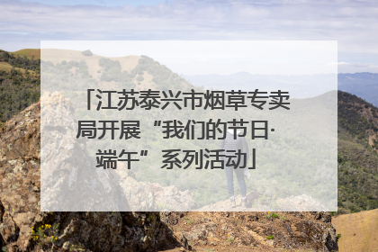 江苏泰兴市烟草专卖局开展“我们的节日·端午”系列活动