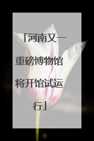 河南又一重磅博物馆将开馆试运行