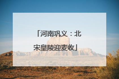 河南巩义：北宋皇陵迎麦收