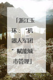 浙江玉环：“机器人军团”赋能城市管理