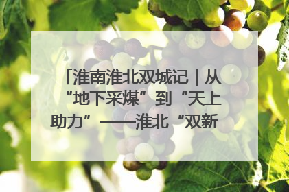 淮南淮北双城记｜从“地下采煤”到“天上助力”——淮北“双新”产业突围记