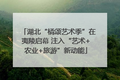 湖北“橘颂艺术季”在夷陵启幕 注入“艺术+农业+旅游”新动能