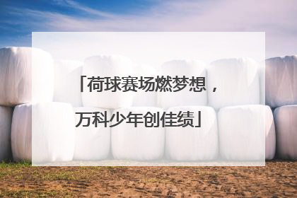 荷球赛场燃梦想，万科少年创佳绩