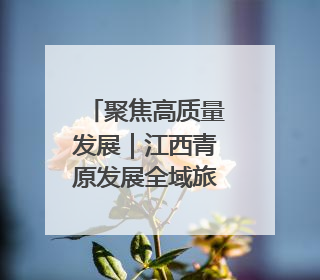 聚焦高质量发展｜江西青原发展全域旅游 千年庐陵焕新颜