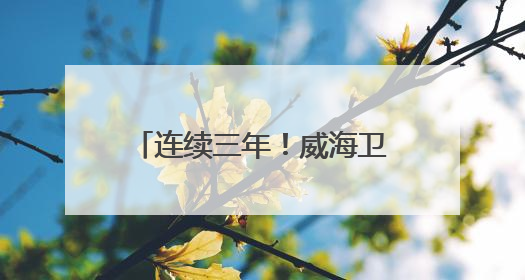 连续三年！威海卫人民医院再次跻身“国考”排名前20%，稳居第一方阵！