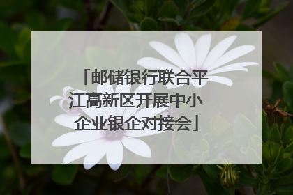 邮储银行联合平江高新区开展中小企业银企对接会