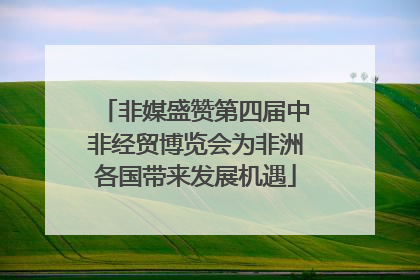 非媒盛赞第四届中非经贸博览会为非洲各国带来发展机遇