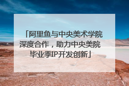 阿里鱼与中央美术学院深度合作，助力中央美院毕业季IP开发创新
