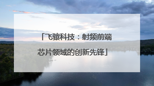 飞骧科技：射频前端芯片领域的创新先锋