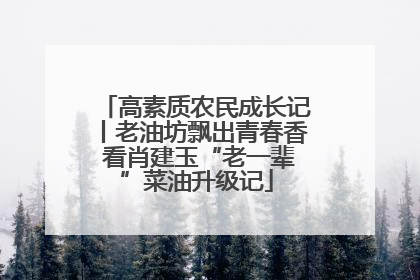 高素质农民成长记丨老油坊飘出青春香 看肖建玉“老一辈”菜油升级记